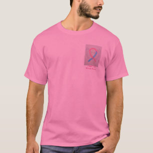 Rosa und blaue Ribbon-Engel verursachen Shirts zur