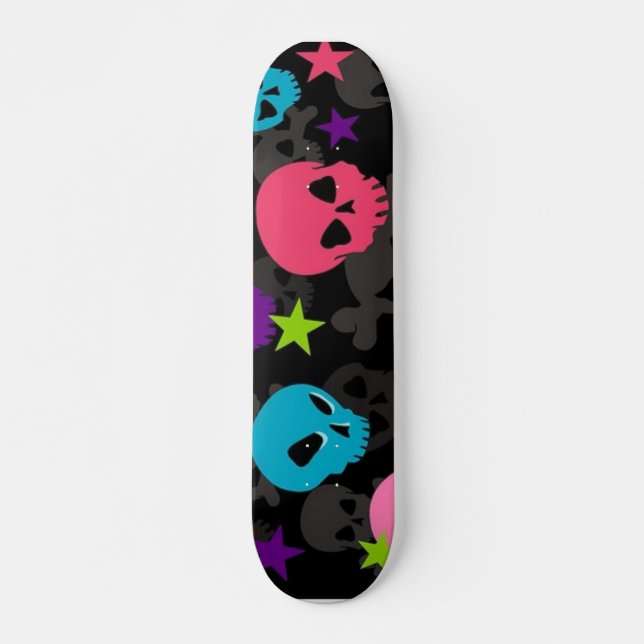 Rosa und blaue Skateboard (Vorne)