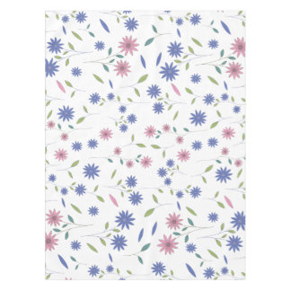 Rosa und Blaues Florales Nahtloses Muster Tischdecke