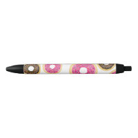 Rosa und braun Sprinkle Donuts Moderner Spaß Niedl