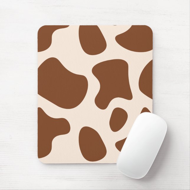 Rosa und braune Kuh Mousepad (Mit Mouse)