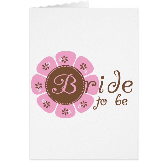 Rosa und Brown-Blumen-Braut zum zu sein (Vorne)