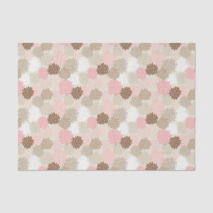 Rosa-und Brown-Mama-Muster Seidenpapier