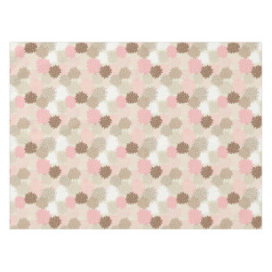 Rosa-und Brown-Mama-Muster Tischdecke