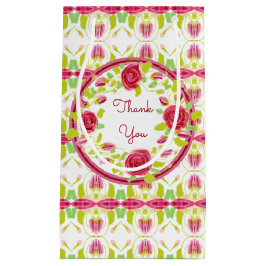 Rosa und Burgund Kleine Geschenktüte