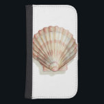 Rosa und Creme Seashell Galaxy S4 Geldbeutel Hülle<br><div class="desc">Megan Meagher Lieben,  um Bilder der wunderschönen Meeressammlungen zu malen. Sie fängt die natürlichsten und zugleich schönsten Naturangebote im Meeresleben ein. In diesem klassischen und einfachen Bild,  das die Einfachheit einer schönen cremefarbenen und rosa Muschel. Holen Sie sich dieses Kunstwerk noch heute,  um Ihre Muschel-Sammlung zu ergänzen.</div>