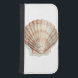 Rosa und Creme Seashell Galaxy S4 Geldbeutel Hülle<br><div class="desc">Megan Meagher Lieben,  um Bilder der wunderschönen Meeressammlungen zu malen. Sie fängt die natürlichsten und zugleich schönsten Naturangebote im Meeresleben ein. In diesem klassischen und einfachen Bild,  das die Einfachheit einer schönen cremefarbenen und rosa Muschel. Holen Sie sich dieses Kunstwerk noch heute,  um Ihre Muschel-Sammlung zu ergänzen.</div>
