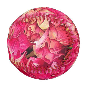 Rosa und cremefarbene Blume Baseball
