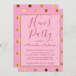 Rosa und das Party der Einladung