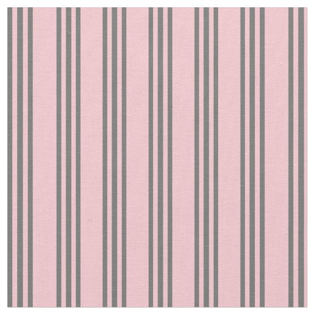 Rosa und dunkelgraue Streifen Stoff (Nahaufnahme)