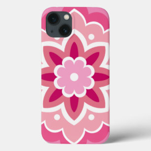 Rosa und florales Muster Case-Mate iPhone Hülle