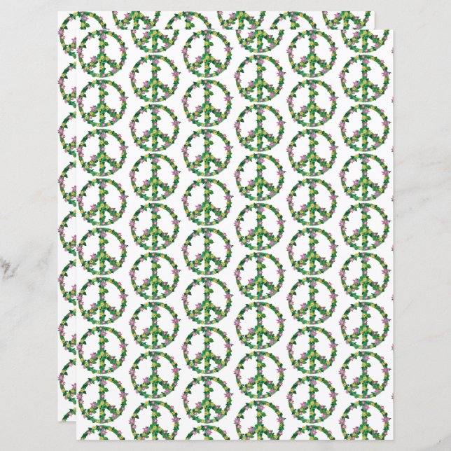 Rosa und gelbe Blume (Vorne/Hinten)