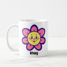 Rosa und gelbe glückliche Blume