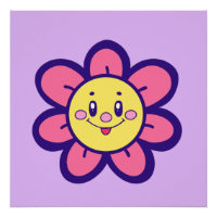 Rosa und gelbe glückliche Blume
