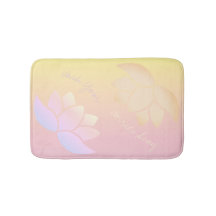 Rosa und gelbe Lotus Fade