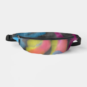 Rosa und Gelbe Pastete Bauchtasche