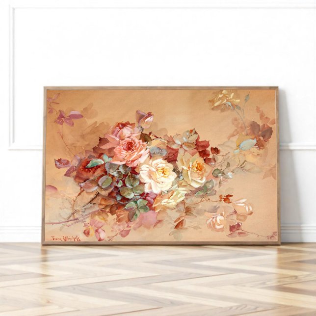 Rosa und Gelbe Rosen Poster (Von Creator hochgeladen)