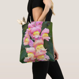 Rosa und gelbe Schnappdrache, floral