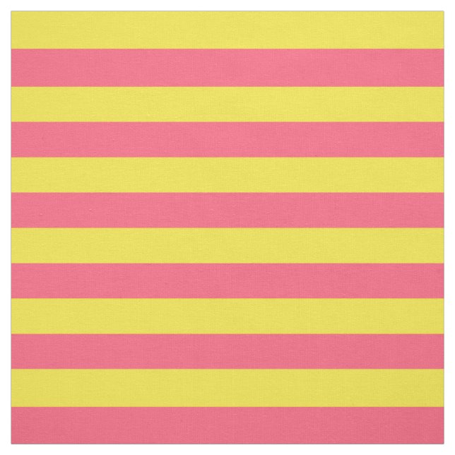 Rosa und gelbe Streifen Stoff (Muster)