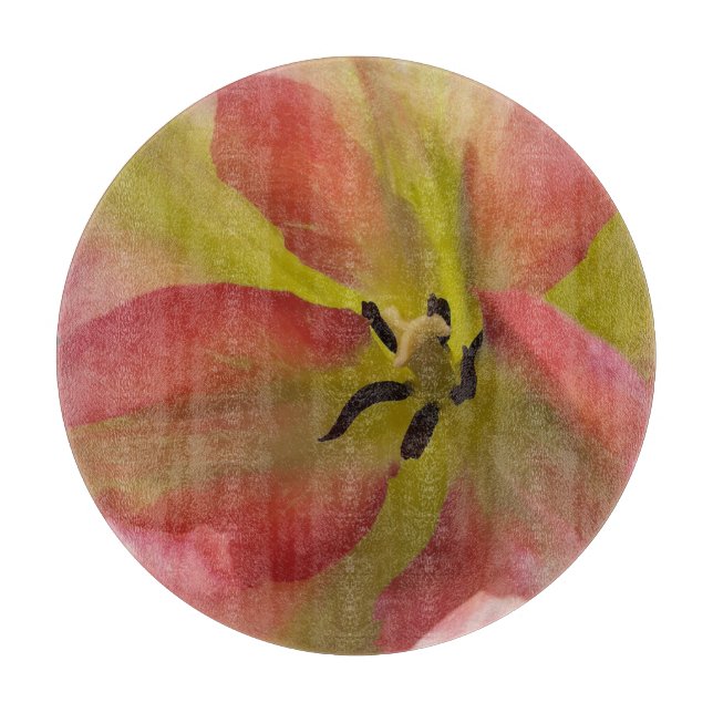 Rosa und Gelbfärbung Schneidebrett (Vorderseite)