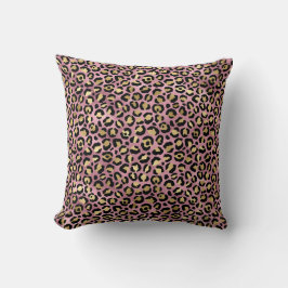 Rosa und Gold Leopardenprint Kissen