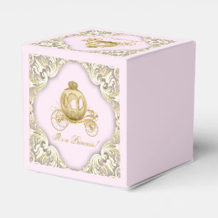 Rosa und Gold Prinzessin Geschenkschachtel
