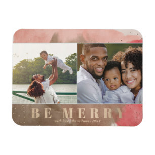 Rosa und Gold sind Abstraktes Foto Magnet