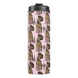 Rosa und Gold Thermosbecher
