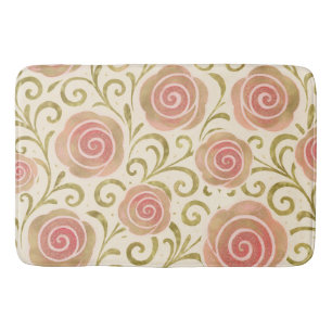 Rosa und goldene Fairy Tale Storybook Princess Ros Badematte