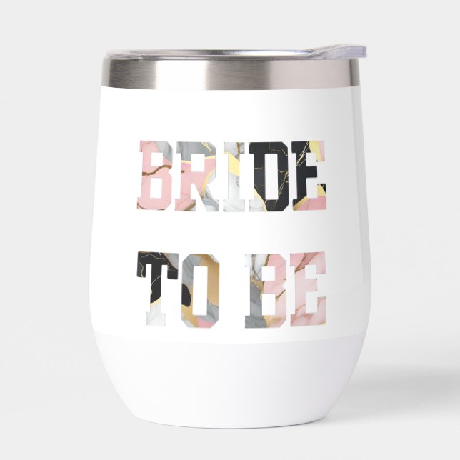 Rosa und goldene Marmorbrücke für den Erfolg (Links)