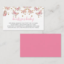 Rosa und goldene Schmetterlinge | Bücher für Baby-