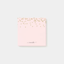 Rosa und goldener Glitzer