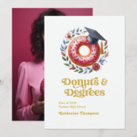 Rosa und goldfarbene Donuts und Gradmesser Abschlu