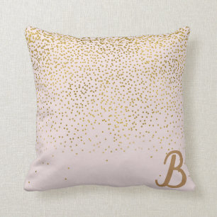 Rosa- und Goldkonfetti Modern Glam Trendy Kissen