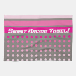 Rosa und Grau Handtuch