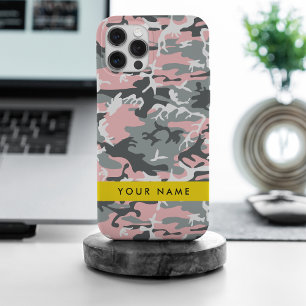 Rosa und Grau Tarnung Ihren Namen personalisieren Case-Mate iPhone Hülle