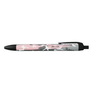 Rosa und graue Camouflage, Militär, Armee Kugelschreiber
