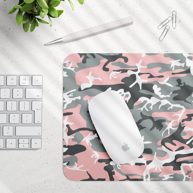 Rosa und graue Camouflage, Militär, Armee Mousepad (Von Creator hochgeladen)