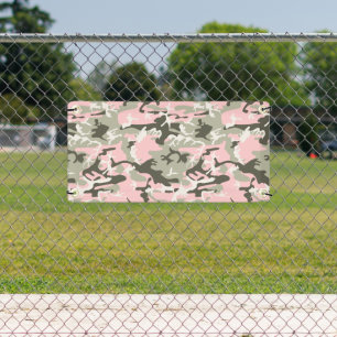 Rosa und grüne Camouflage, Militär, Armee Banner