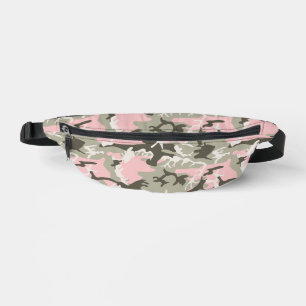 Rosa und grüne Camouflage, Militär, Armee Bauchtasche