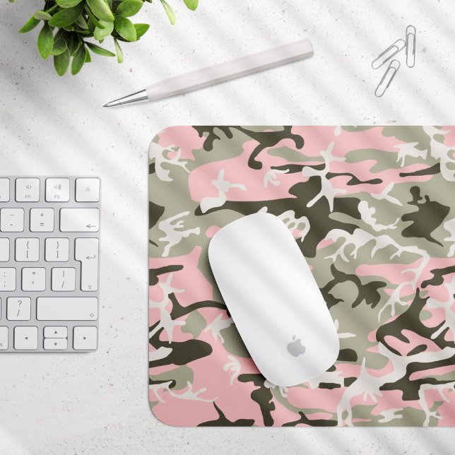 Rosa und grüne Camouflage, Militär, Armee Mousepad (Von Creator hochgeladen)