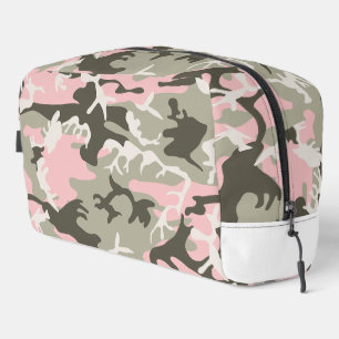 Rosa und grüne Camouflage, Militär, Armee Waschbeutel