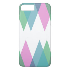 Rosa und grüne Dreiecke Case-Mate iPhone Hülle