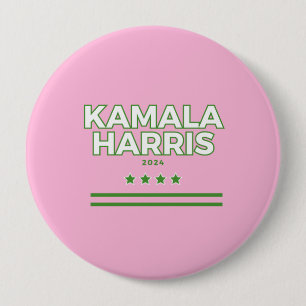 Rosa und grüne Kamala Harris Button