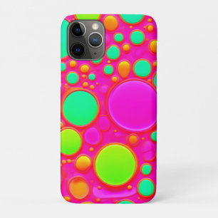 Rosa und grüne Kreise Case-Mate iPhone Hülle