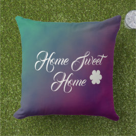 Rosa und grüne künstlerische Aquarellbilder Kissen