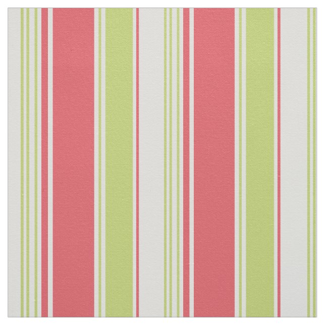 Rosa und grüne moderne Streifen Stoff (Muster)