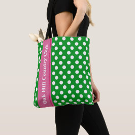 Rosa und grüne Personalisierte Golf-Tasche