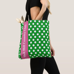 Rosa und grüne Personalisierte Golf-Tasche