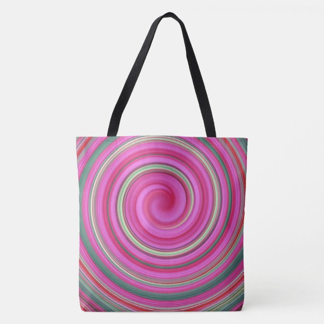Rosa und grüne Spirale (Vorderseite)